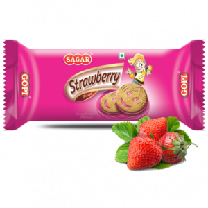 Strawberry Cream Biscuit